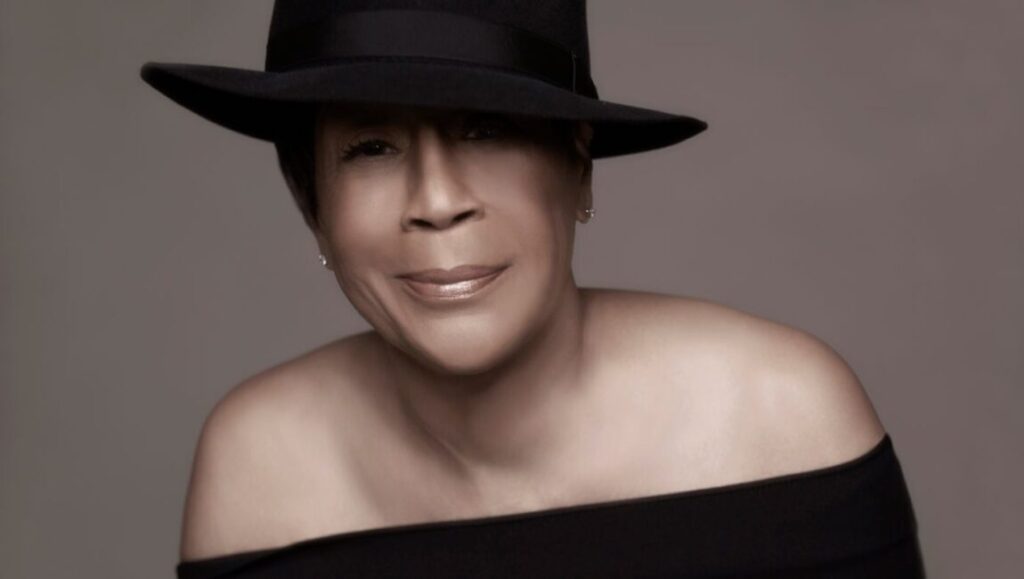 Bettye LaVette | Worthy Bettye LaVette, Worthy album art. Soul singer in black hat and off-the-shoulder dress. Music icon.