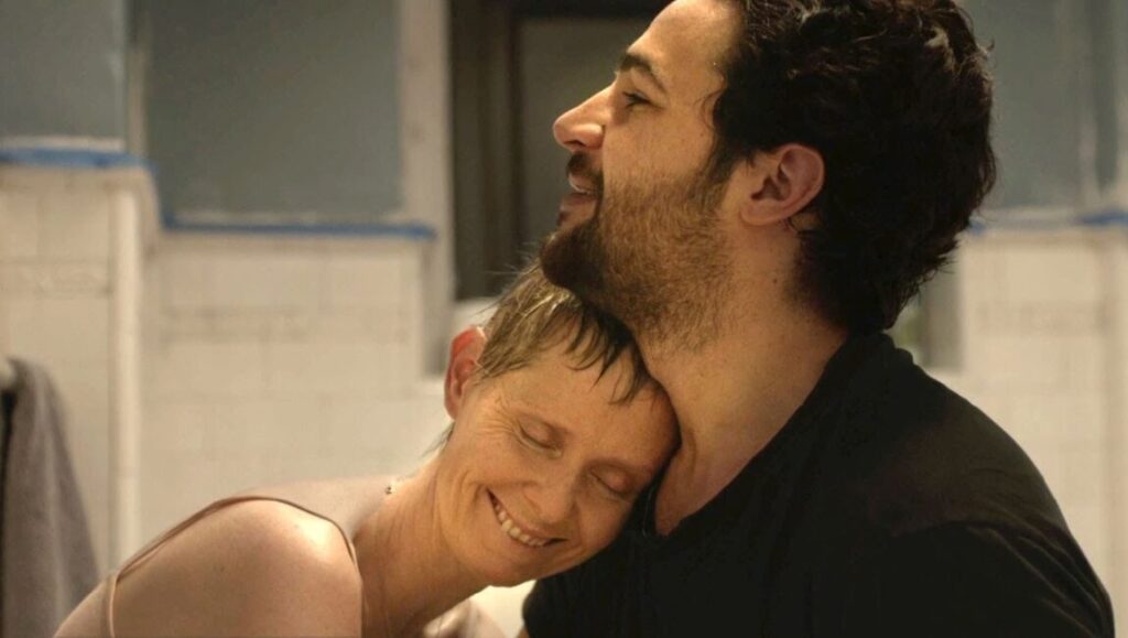 James White | Josh Mond James White film still. Josh Mond directs James White (2015). Christopher Abbott and Cynthia Nixon embrace.