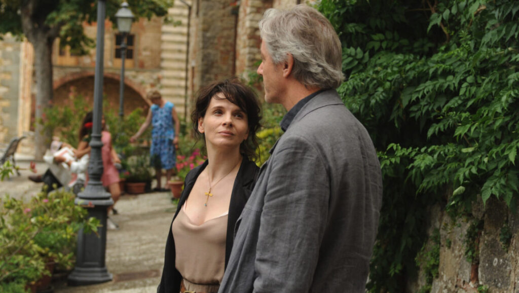 Certified Copy | Abbas Kiarostami Certified Copy film still: Juliette Binoche and William Shimell in Tuscany, Italy. Abbas Kiarostami film.
