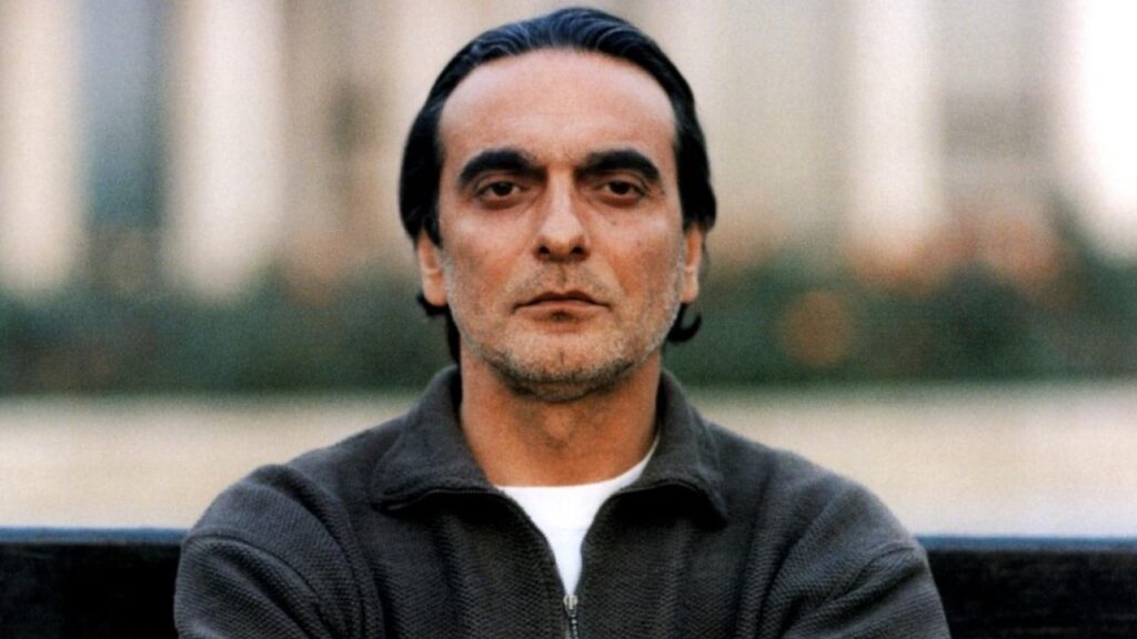 Homayoun Ershadi, star of Taste of Cherry by Abbas Kiarostami. Iranian cinema. Film still.