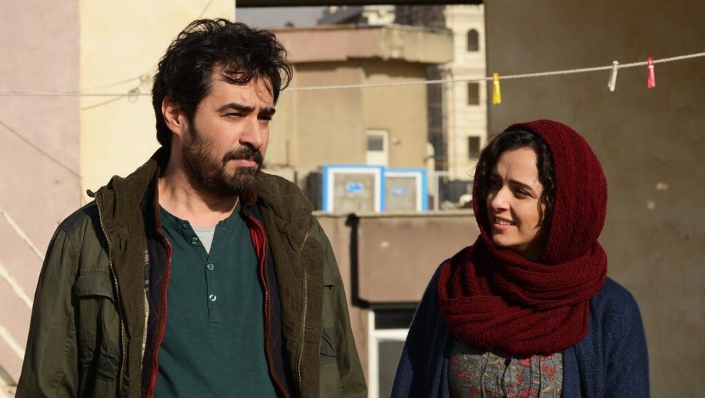 The Salesman | Asghar Farhadi & Graduation | Cristian Mungiu A scene from The Salesman film, directed by Asghar Farhadi. Features actors Taraneh Alidoosti and Shahab Hosseini.