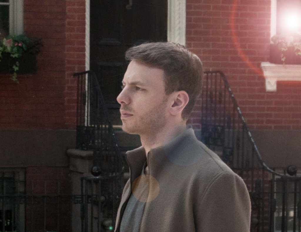 Joe Benjamin profile. Musician Joe Benjamin in an outdoor interview setting.