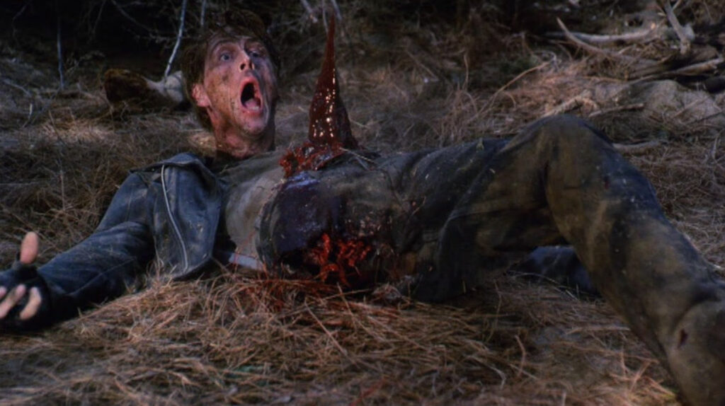 Bad Idea Podcast | Episode 5 Bad Idea Podcast Episode 5 image: Man lying on ground with severe chest wound. Horror, gore.