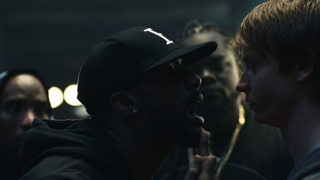 Bodied | Joseph Kahn Bodied movie scene. Two rappers face off in a heated battle rap competition. Joseph Kahn film.