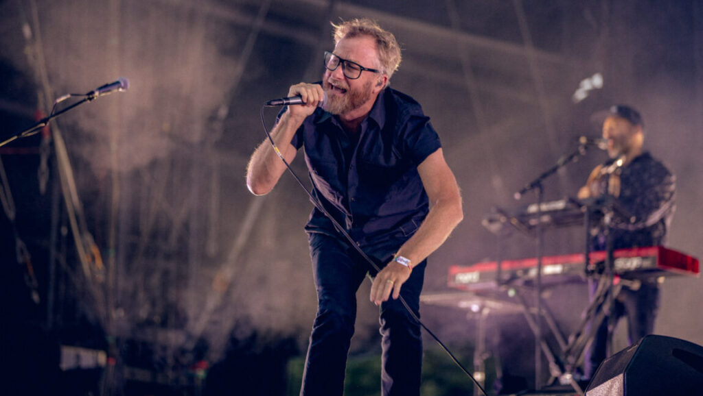 The National | I Am Easy to Find The National's Matt Berninger performing I Am Easy to Find at Lollapalooza 2018. Concert photography.