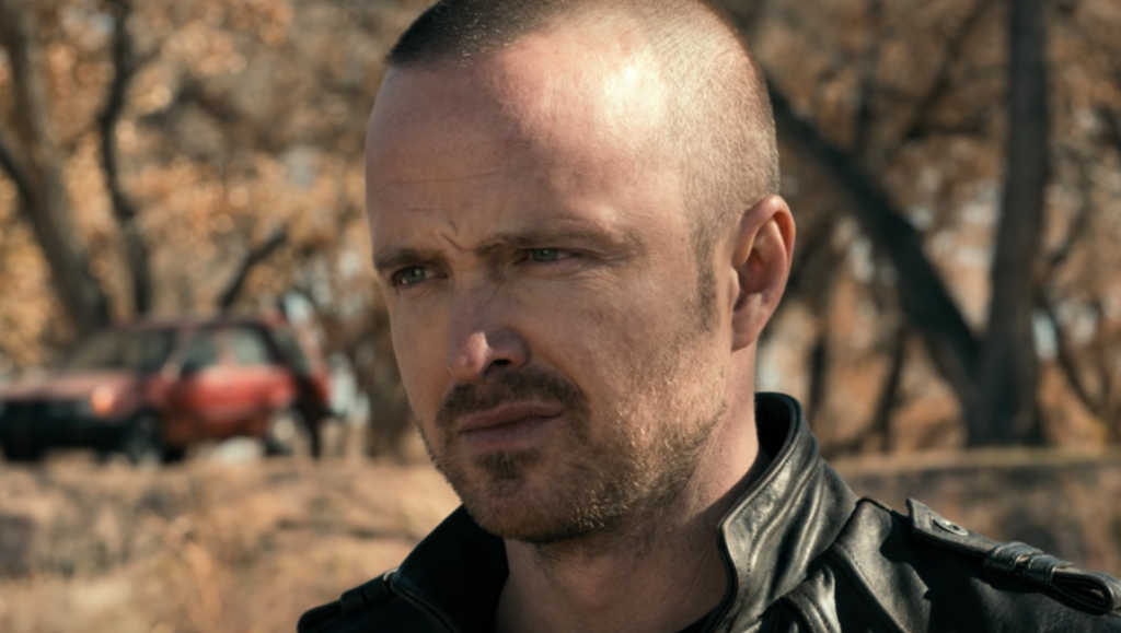 El Camino: A Breaking Bad Movie | Vince Gilligan Aaron Paul as Jesse Pinkman in El Camino: A Breaking Bad Movie. Vince Gilligan film.