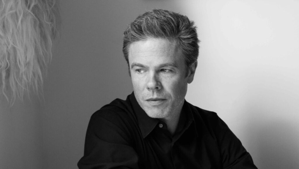 Josh Ritter | Fever Breaks Black and white portrait of Josh Ritter from Fever Breaks album.