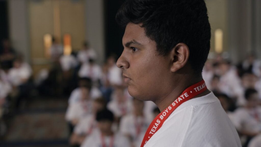 Teen at Texas Boys State leadership event. Documentary by Jesse Moss & Amanda McBaine.