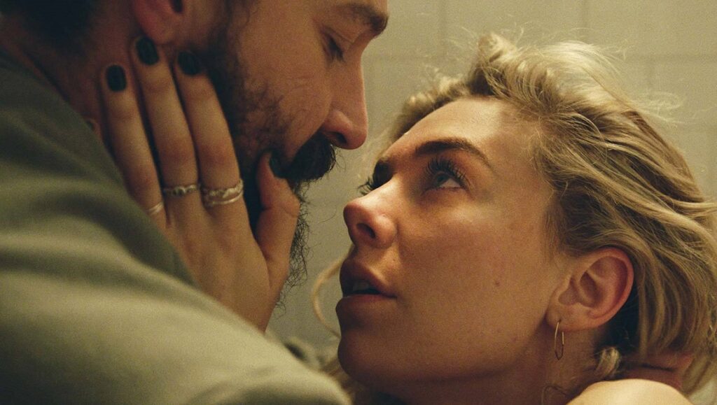 Pieces of a Woman | Kornél Mundruczó Pieces of a Woman TIFF 2020 film still. Vanessa Kirby and Shia LaBeouf in an intimate, emotional scene.