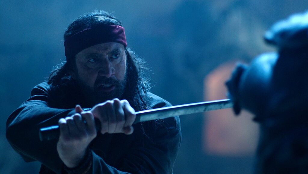 Jiu Jitsu | Dimitri Logothetis Jiu Jitsu martial artist with sword. Dimitri Logothetis film scene.