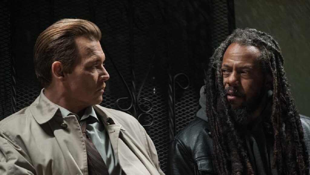 City of Lies | Brad Furman City of Lies film still: Johnny Depp and Forest Whitaker in a scene.