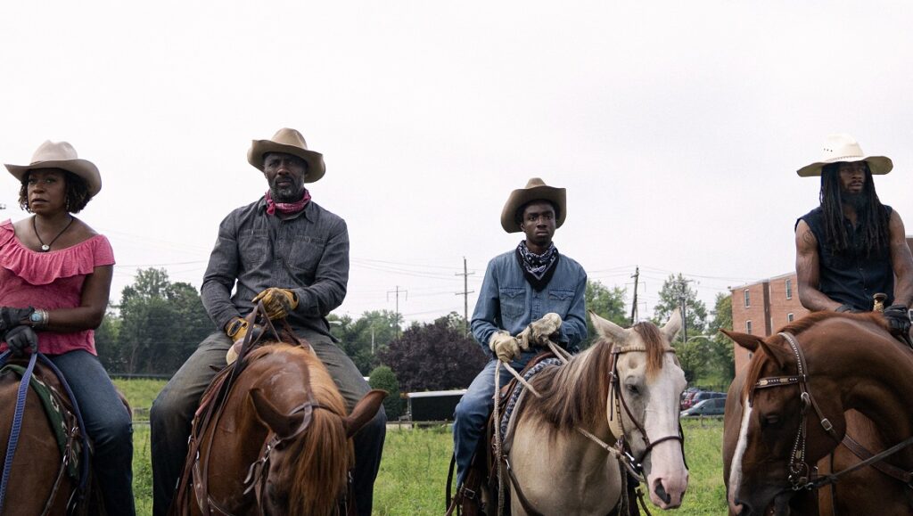 Concrete Cowboy | Ricky Staub Concrete Cowboy cast riding horses. Ricky Staub film. Idris Elba. Western.