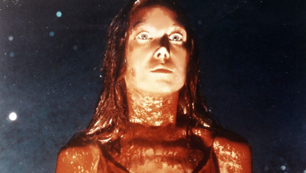 Carrie | Brian de Palma Sissy Spacek as Carrie in Brian de Palma's horror film Carrie. Telekinesis, blood, and revenge.