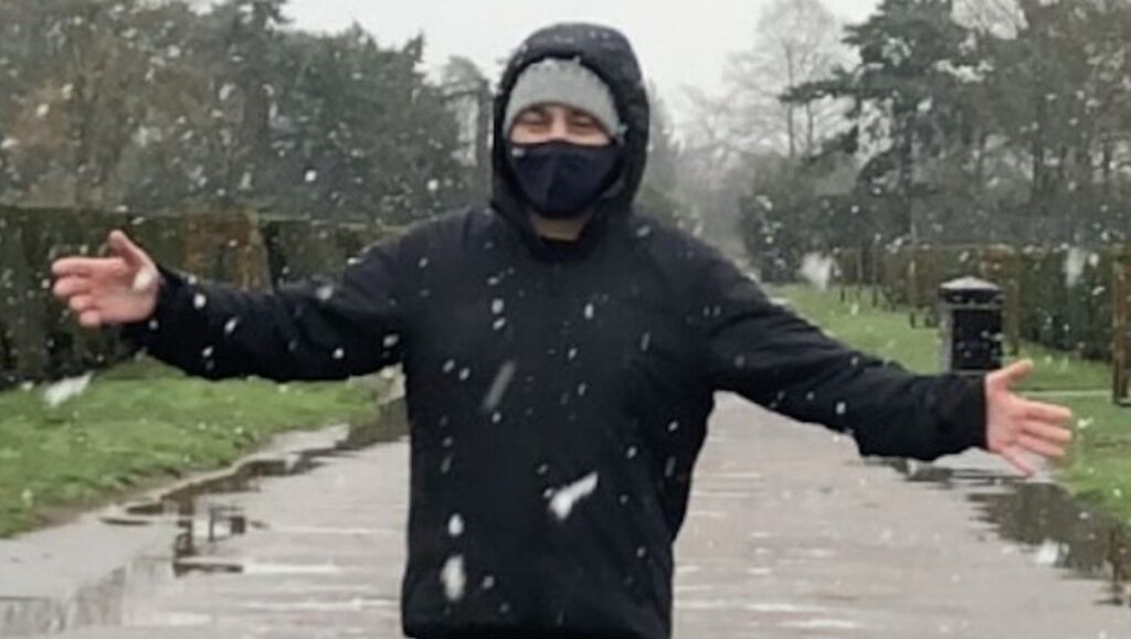 Burial — Antidawn Burial in the snow. Album Roundup January 2022 artist. The Weeknd, Earl Sweatshirt, FKA Twigs.