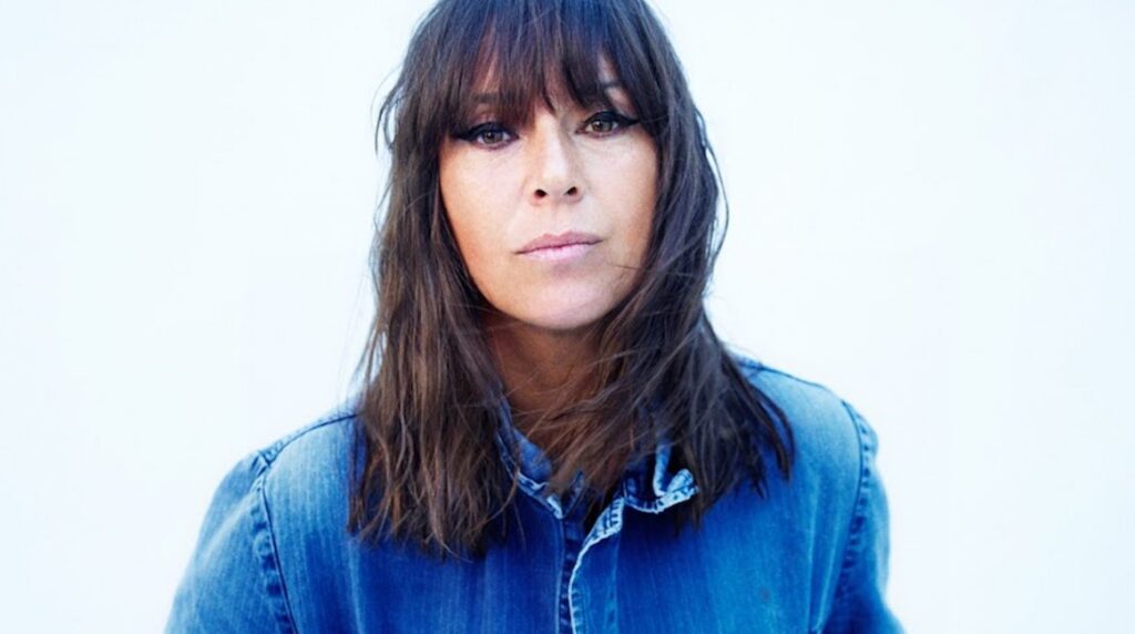 Cat Power, January 2022 album roundup artist. Singer with bangs and denim shirt.