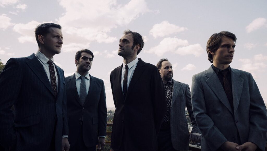 Punch Brothers band members in suits. January 2022 album roundup.