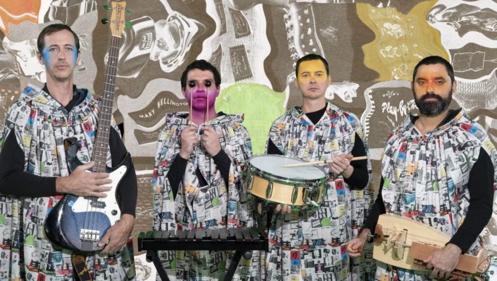 Animal Collective — Time Skiffs Animal Collective, February 2022. Band members with face paint and instruments. Album Roundup.