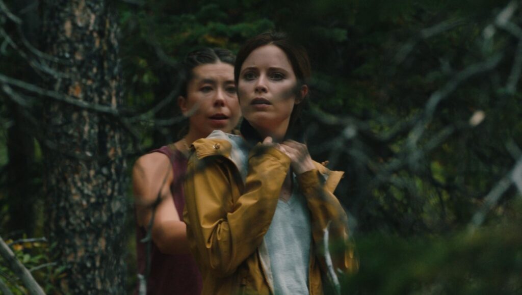 Dark Nature — Berkley Brady Dark Nature movie still from Fantasia Film Festival. Two women in a forest setting.