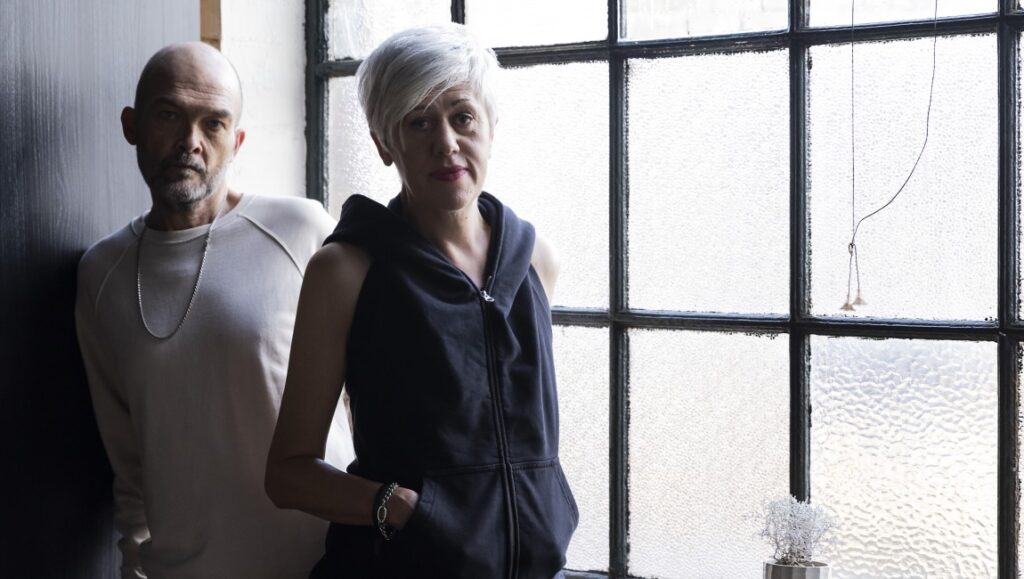Everything But the Girl — Fuse Everything But The Girl, Tracey Thorn and Ben Watt, pose in front of a window. EBTG.