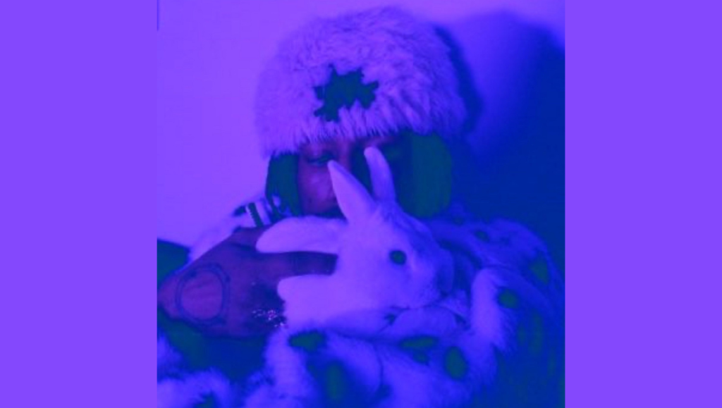 Zelooperz — Microphone Fiend Zelooperz Microphone Fiend cover art: Rapper with fur hat holding a white rabbit.