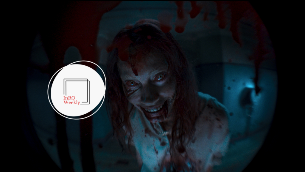 InRO Weekly — Volume 1, Issue 16 InRO Weekly magazine cover featuring a scary zombie with blood. Horror themed.