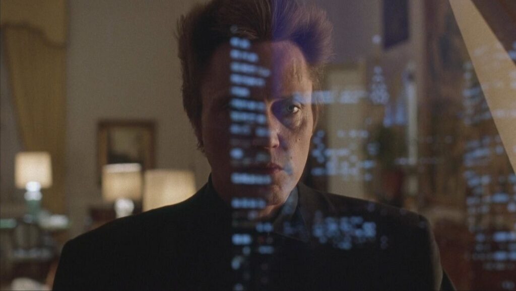 Christopher Walken in King of New York. Abel Ferrara film still. Crime drama.