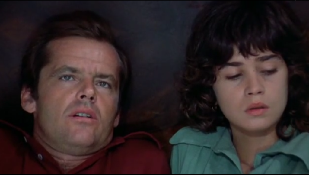 The Passenger — Michelangelo Antonioni Jack Nicholson and Maria Schneider in Michelangelo Antonioni's The Passenger film.
