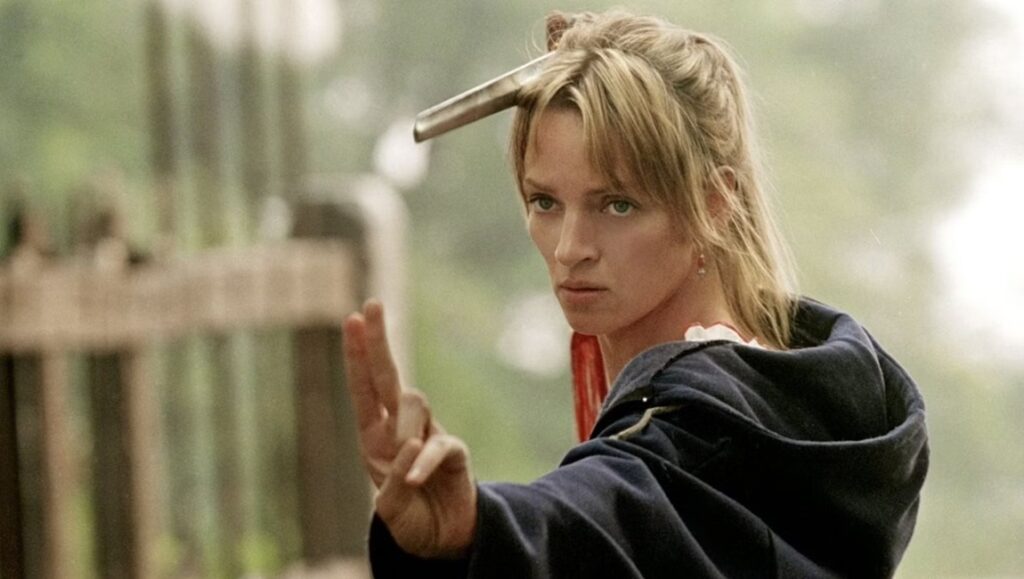 Kill Bill: Vol. 2 — Quentin Tarantino Uma Thurman as Beatrix Kiddo in Kill Bill: Vol. 2, directed by Quentin Tarantino.