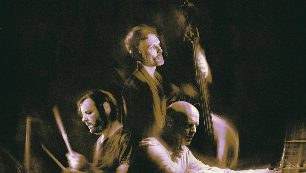 Not Not Jazz album art. Jason Miller band featuring drums, bass, and piano. Jazz review.