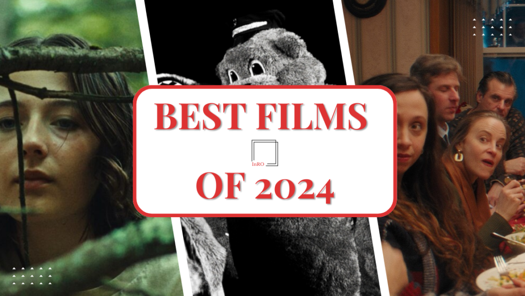 Best Films of 2024: #40-31. Collage of movie scenes from the best films of the year. Film review.