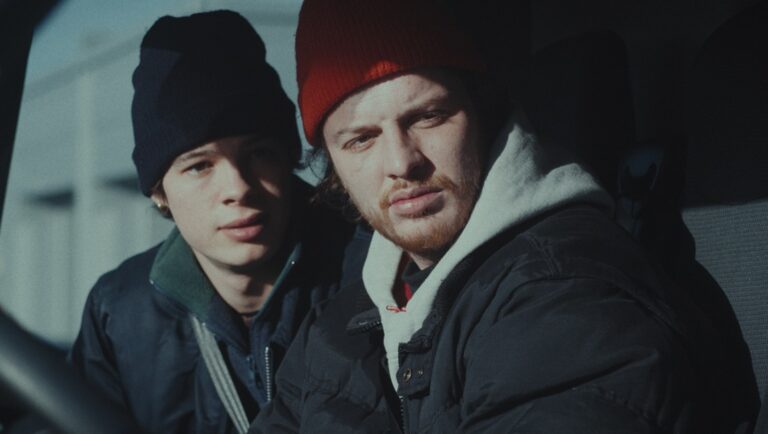 Two men in It Was Just an Accident at Cannes Film Festival 2025. Indie film scene.