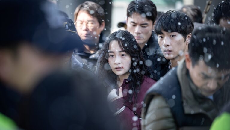A Girl with Closed Eyes film still. NYAFF 2025 Korean cinema. Drama, suspense.